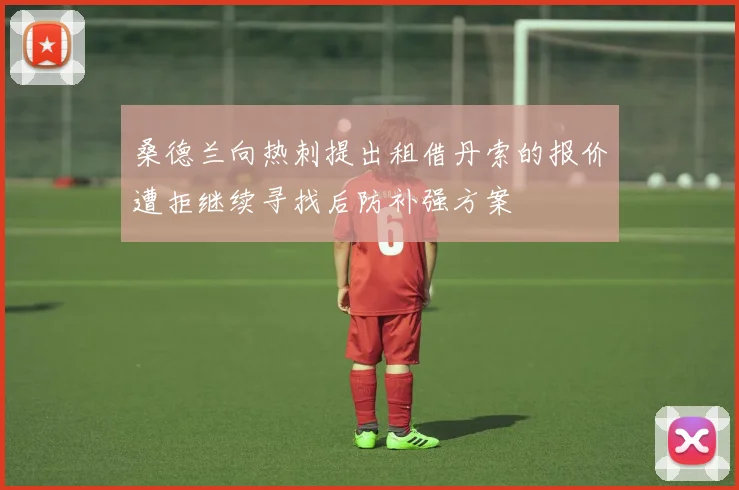桑德兰向热刺提出租借丹索的报价遭拒继续寻找后防补强方案